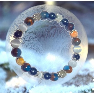 PULSEIRA ANCESTRAL - GAIA (C/ PEDRAS SEMI-PRECIOSAS)